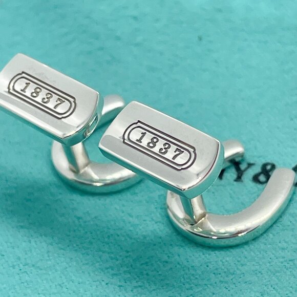 Tiffany 1837 Horseshoe Luck Cufflinks in Sterling Silver - Picture 6 of 10